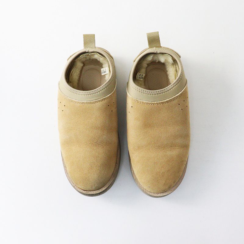 新品　SUICOKE スエードボアスリッポン 23cm ベージュ 新品 SUICOKE スエードボアスリッポン 23cm ベージュ