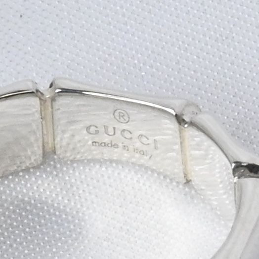 グッチバンブー リング 16 新品仕上げ済み925 美品15号