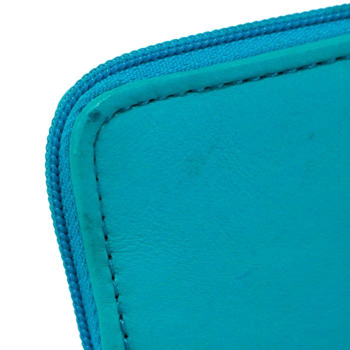 コーチ COACH ポーチ レザー スマホポーチ 携帯ケース 小物入れ パスケース 定期入れ 名刺入れ カードケース リストレット レディース メンズ ターコイズブルー 中古 mbe04016 コーチ COACH ポーチ レザー スマホポーチ 携帯ケース 小物入れ パス