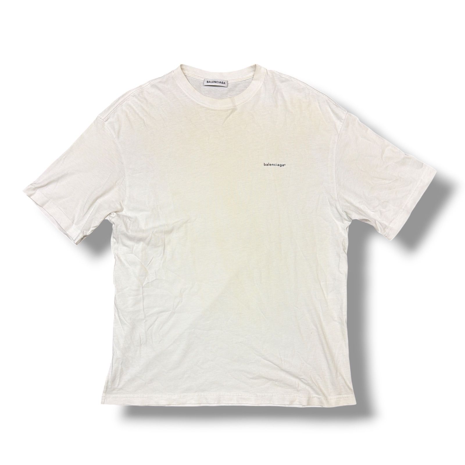 国内正規 BALENCIAGA ロゴプリントTシャツ カットソー バレンシアガ 