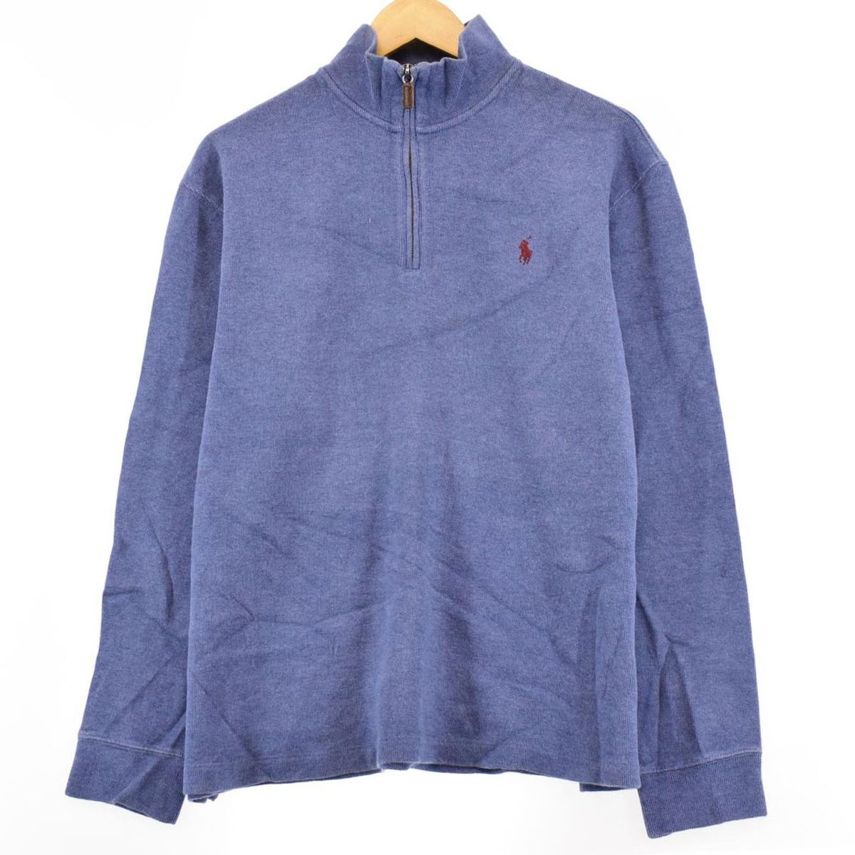 古着 ラルフローレン Ralph Lauren POLO by Ralph Lauren ハーフジップスウェットシャツ トレーナー メンズL/eaa330006