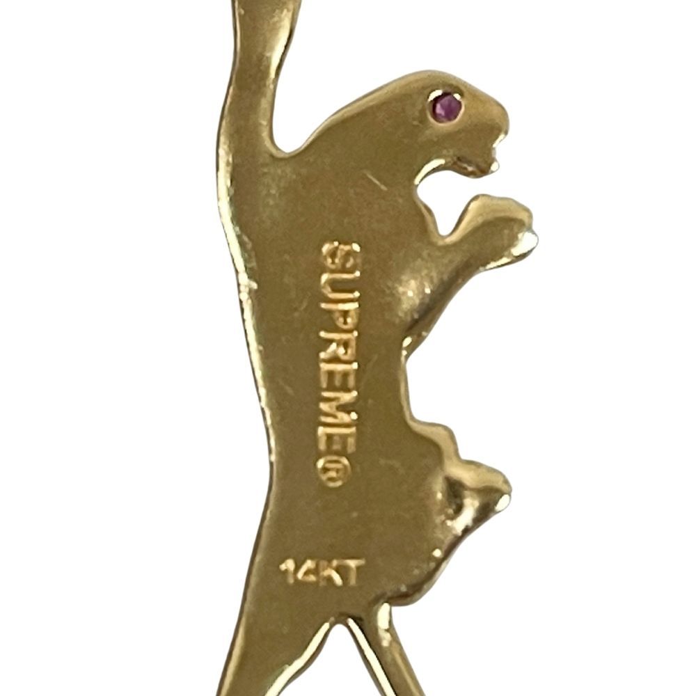 Supreme 14k Panther Gold Pendant　パンサー Supreme(シュプリーム) 18AW/Panther Gold Pendantパンサー14金