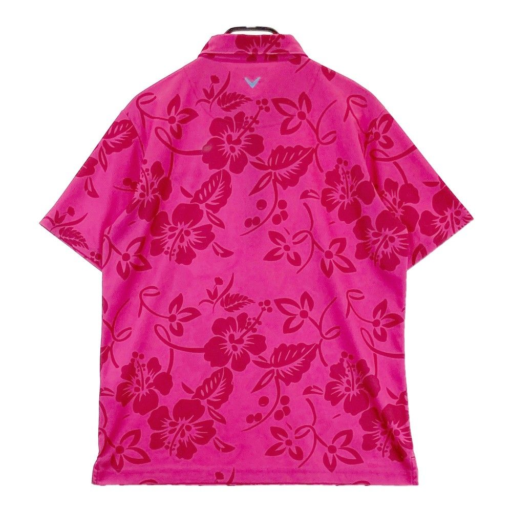 Callaway ゴルフ　メンズ　ピンクポロシャツ Lサイズ新品未使用汚れ有り Callaway ゴルフ メンズ ピンクポロシャツ Lサイズ新品未使用