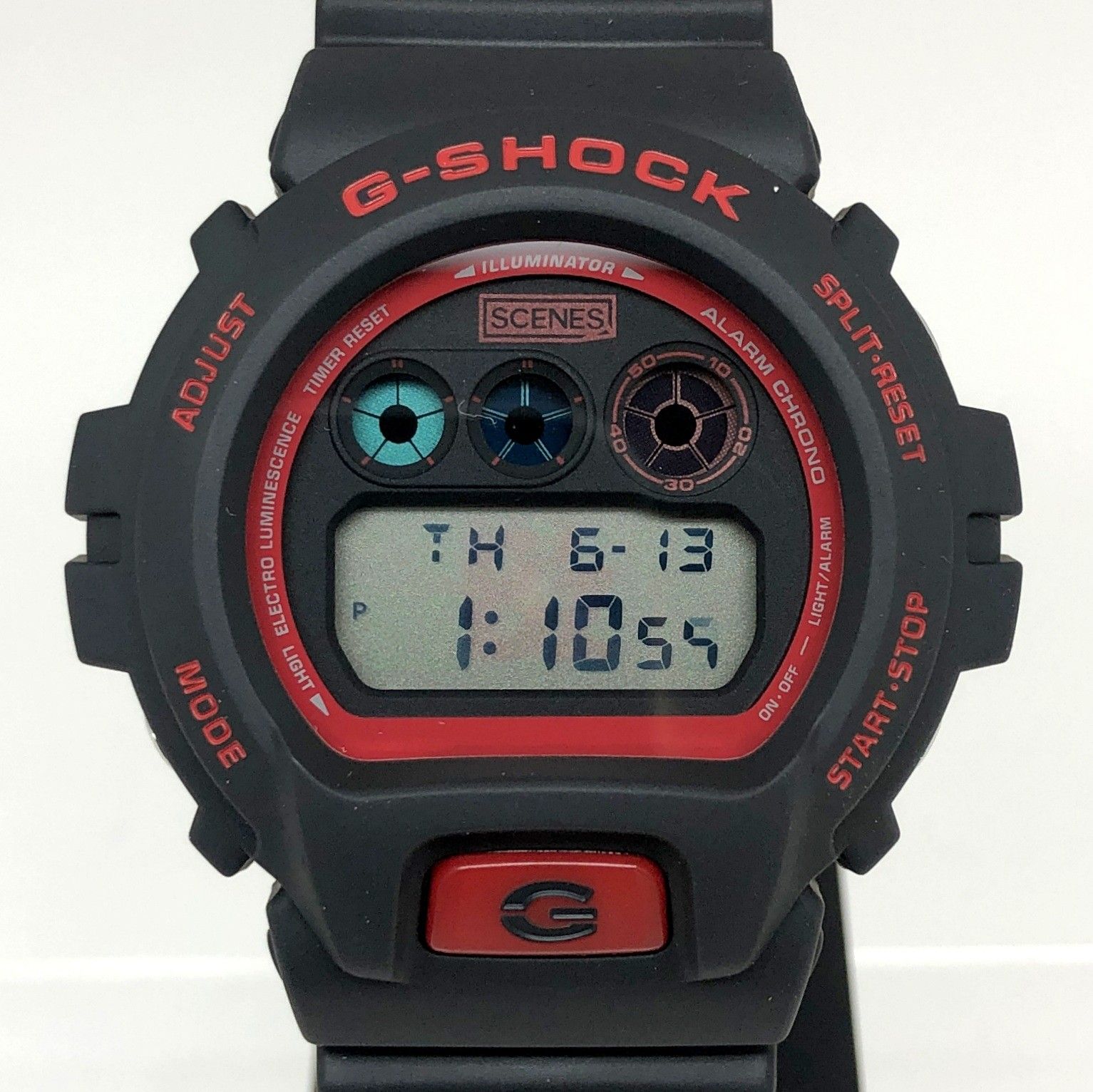 G-SHOCK CASIO カシオ 腕時計 DW-6900-BZ LIMITED MODEL 30th Year Exhibition SCENES デビュー30周年記念 抽選販売限定