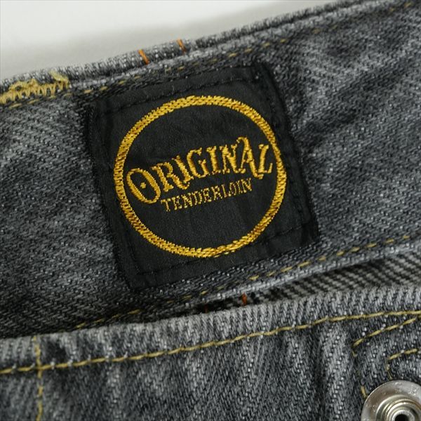 tenderloin DENIM SHORTS WASH BLACK
