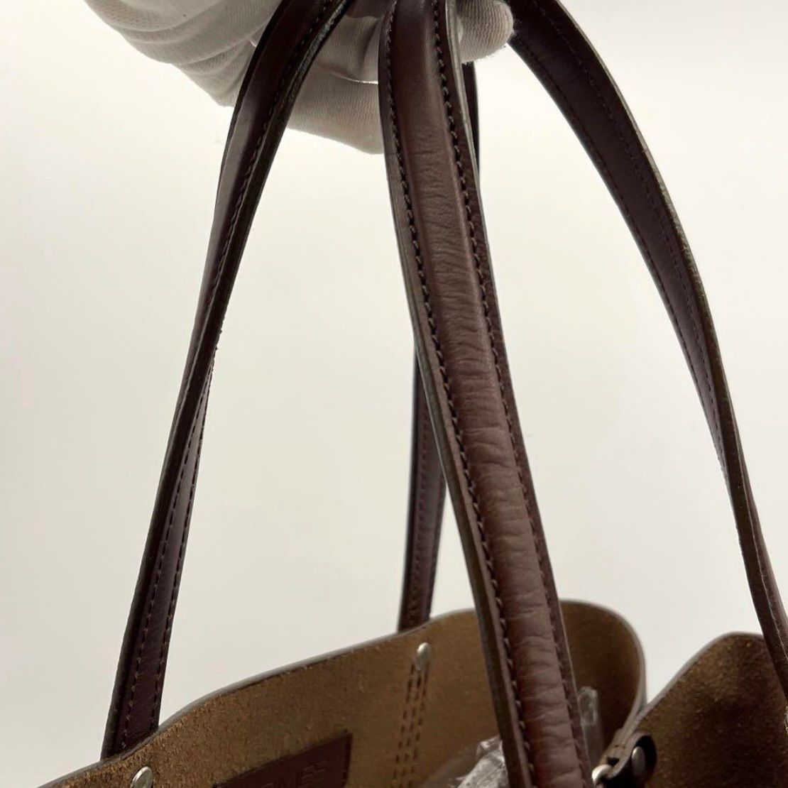 本革ブラウントートバッグ A4収納可