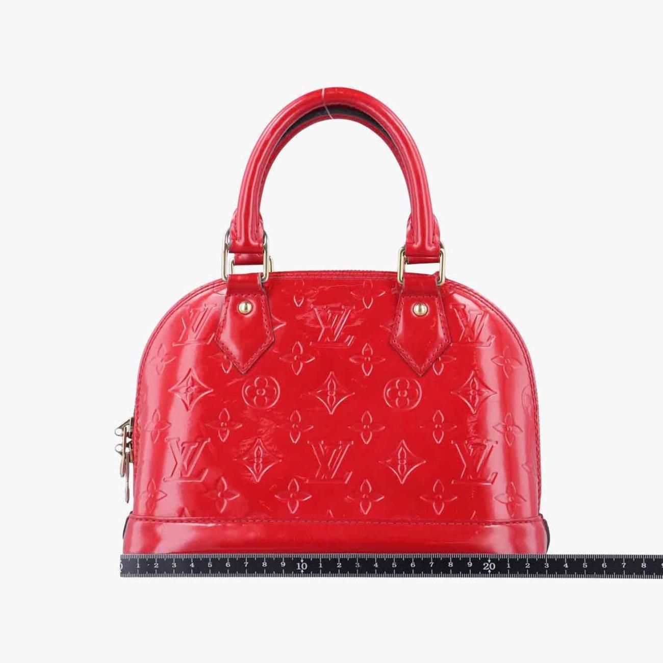 ルイヴィトン Louis Vuitton ショルダーバッグ レディース アルマBB レッド ヴェルニ M91606 FL1125 - メルカリ