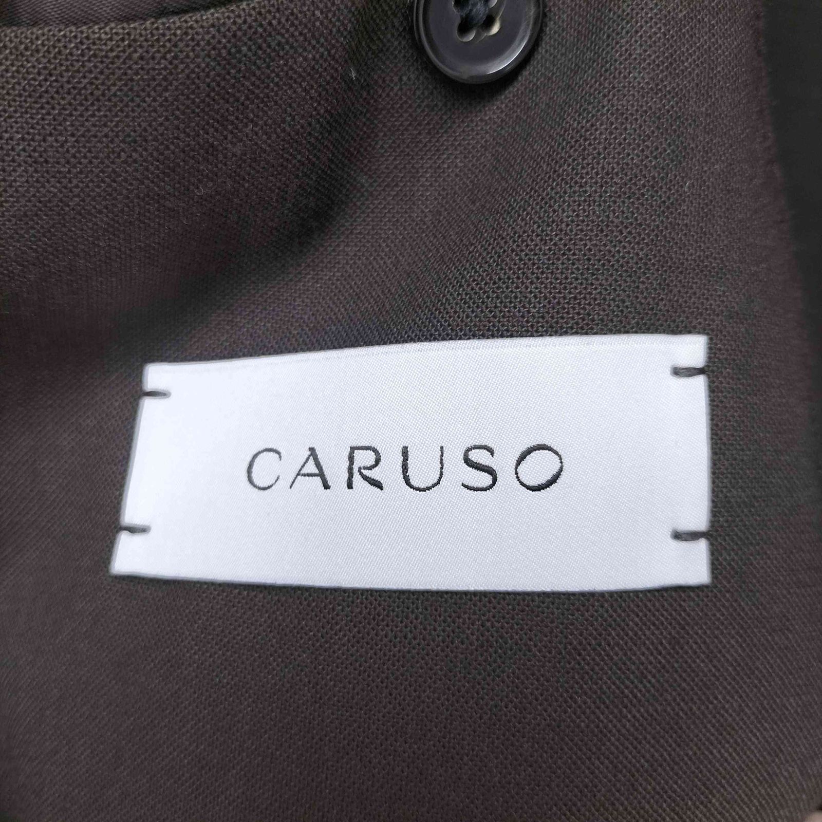 早い者勝ち！CARUSO  カルーゾ ダブルブレストベルテッドラップコート 46 早い者勝ち！CARUSO カルーゾ ダブルブレストベルテッドラップ