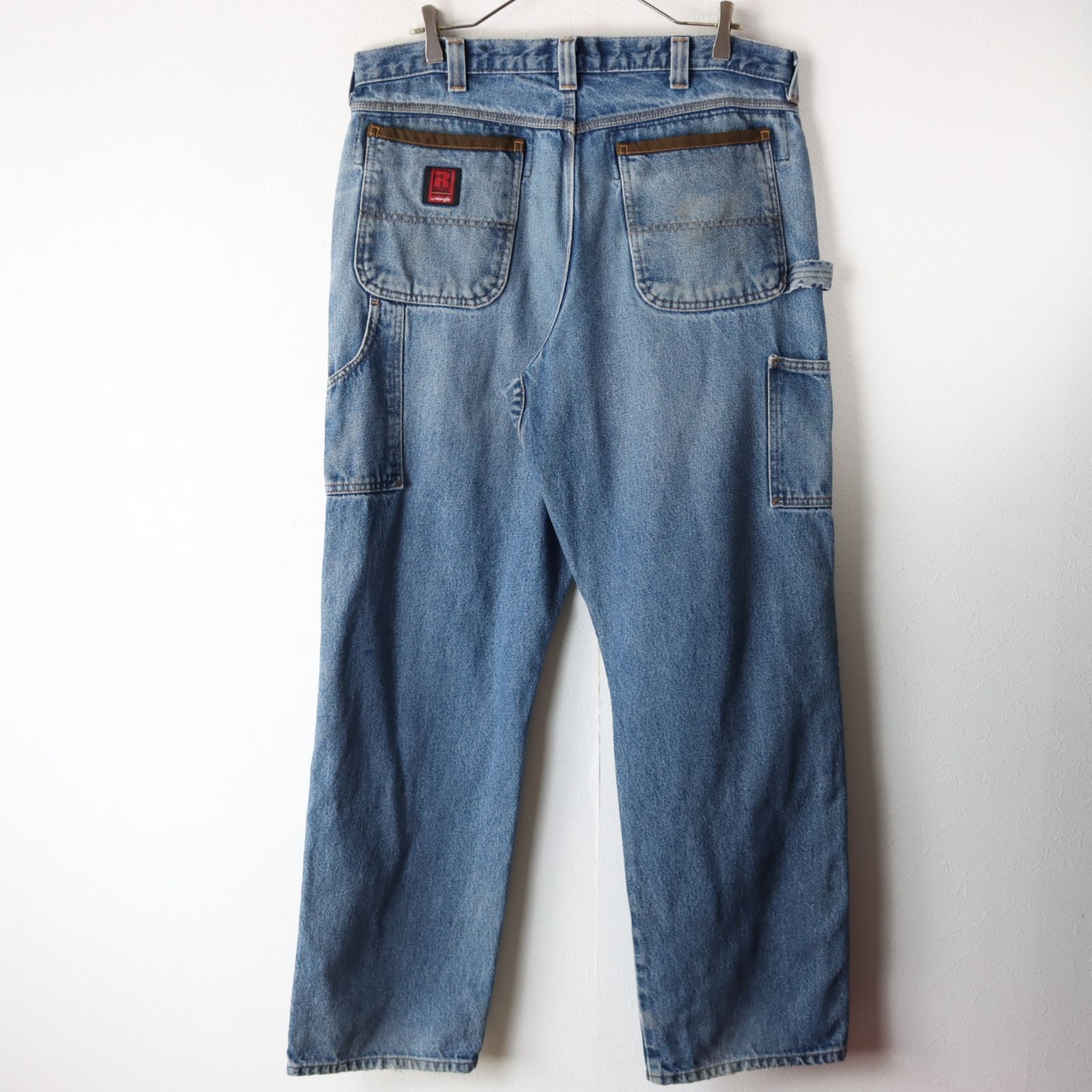 Wrangler ダブルニー ラングラー RIGGSデニム Ｗ32 L34 ラングラー RIGGS WORKWEAR by Wrangler ダブルニー デニム size