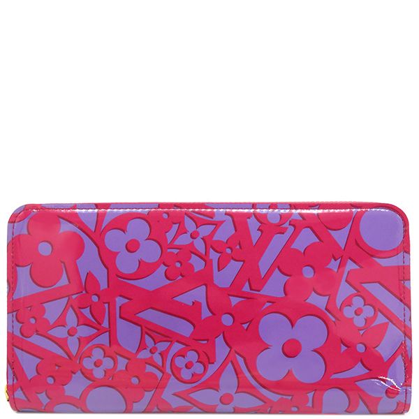 ルイヴィトン LOUIS VUITTON 長財布 ジッピー ウォレット ヴェルニ スイートモノグラム コライユ ゴールド金具 バイ ラウンドファスナー パテント M90124 CA4143 保存袋