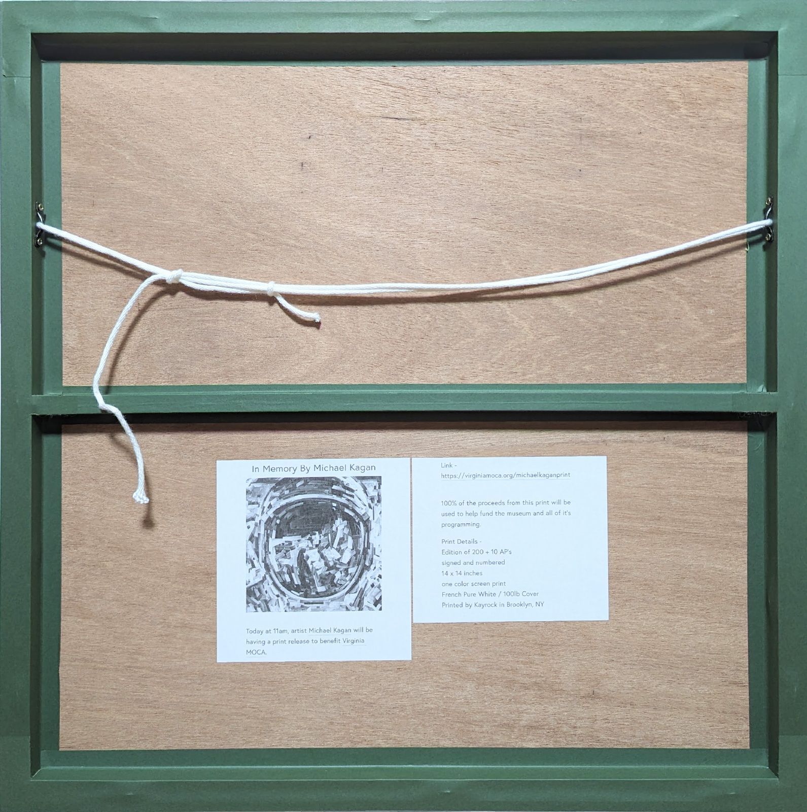 【保障できる!】 真作 直筆サイン マイケル ケーガン in memory 額付 海外ファッション通販。