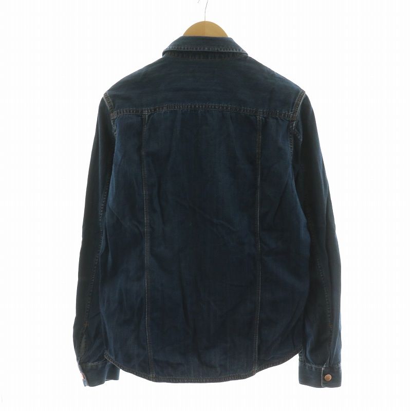 ポールスミスジーンズ Paul Smith JEANS デニムシャツ 長袖 L ネイビー 