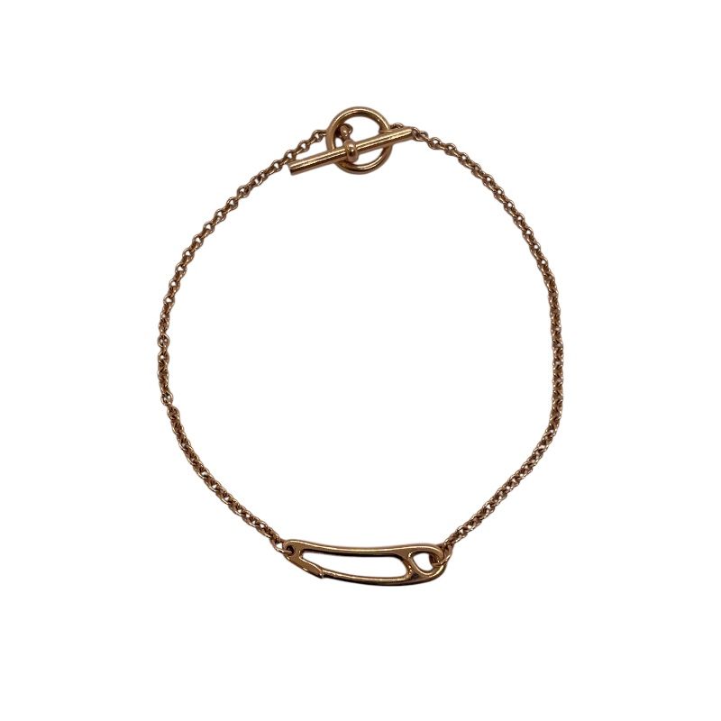 エルメス HERMES シェーヌダンクルミニパンクブレス K18ピンクゴールド ジュエリー