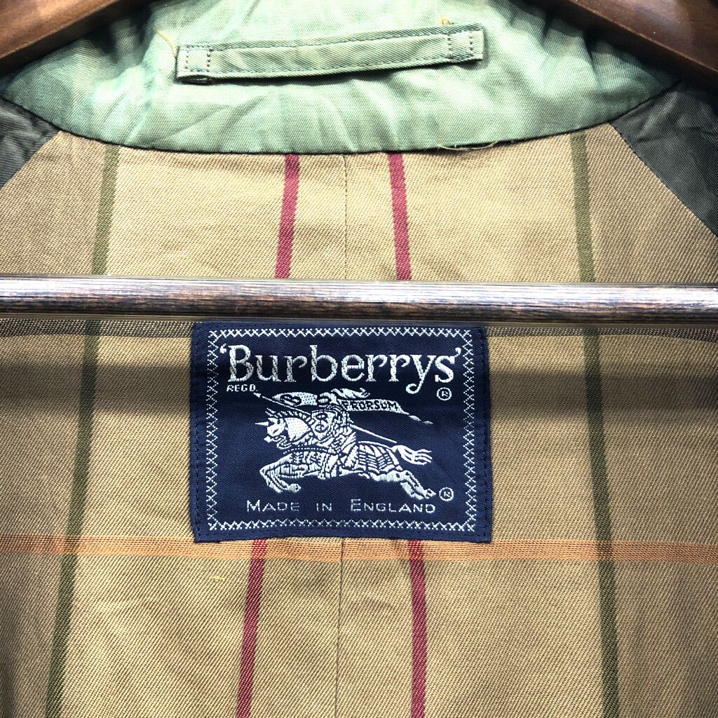 希少　山陽　イングランド製バーバリー B品】 90年代 イングランド製 Burberrys バーバリーズ トレンチ