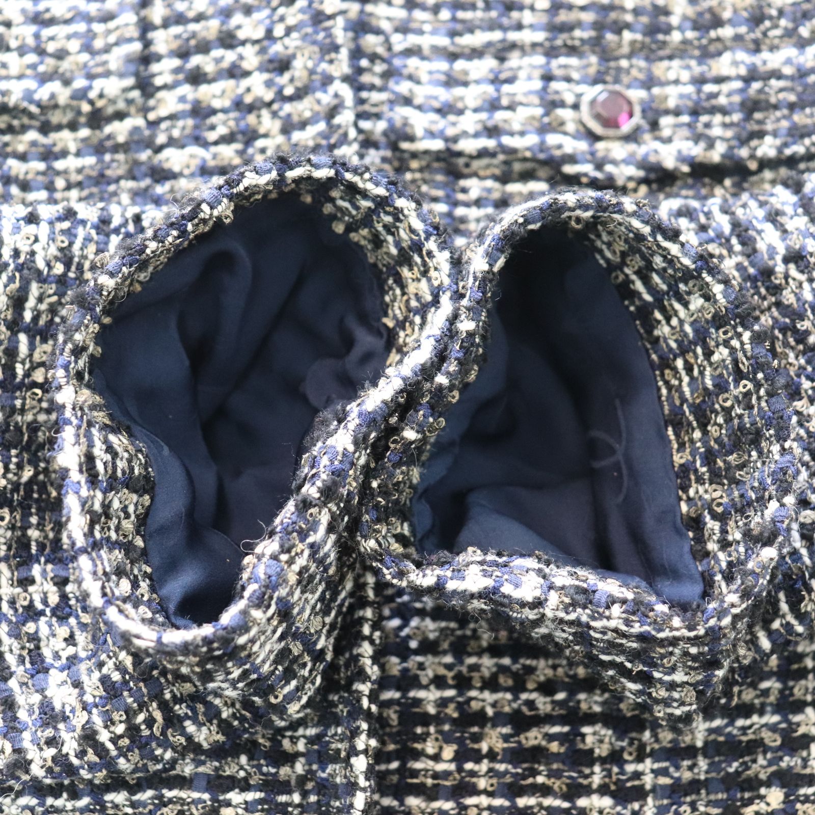 ゆみ: CHANEL シャネル ツイード デニム ノーカラージャケット 楽天市場】［PR］【新品】【未使用品】新作 CHANEL シャネル P75260