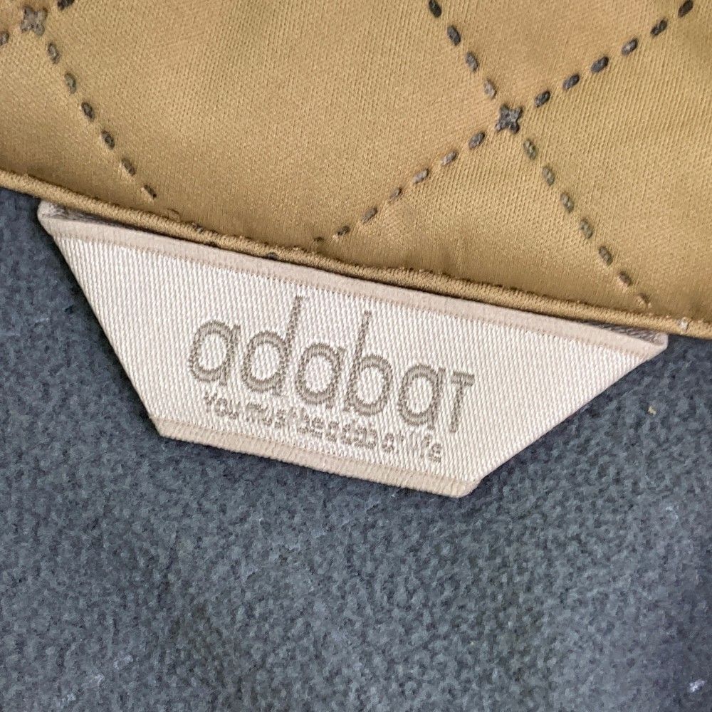 サイズ：38 ADABAT アダバット 裏起毛 ハーフジップ 半袖