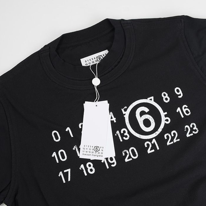◆◆VIP◆◆ MM6 ロゴ ツーレイヤー コットン Tシャツ MM6 MAISON MARGIELA エムエムシックス メゾンマルジェラ T
