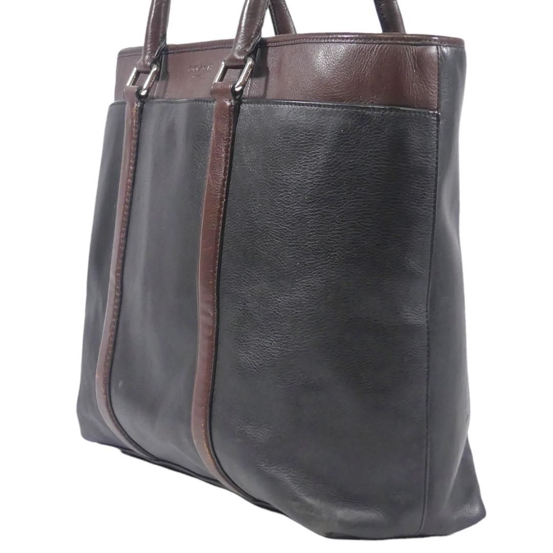 ビジネスバッグ 本革 COACH レザー メンズ コーチ 通勤 黒 JJ97