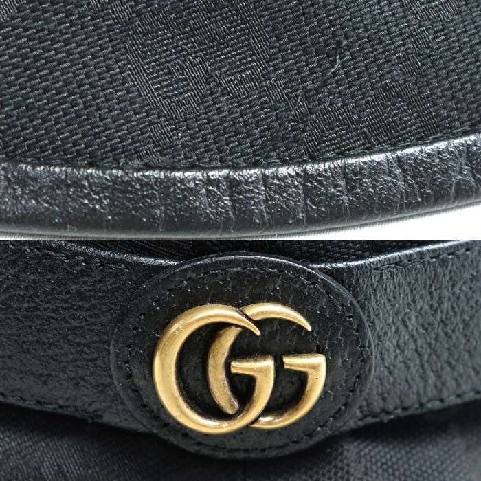 GUCCI グッチ GGキャンバス フェドラハット ハット ブラック 576587  