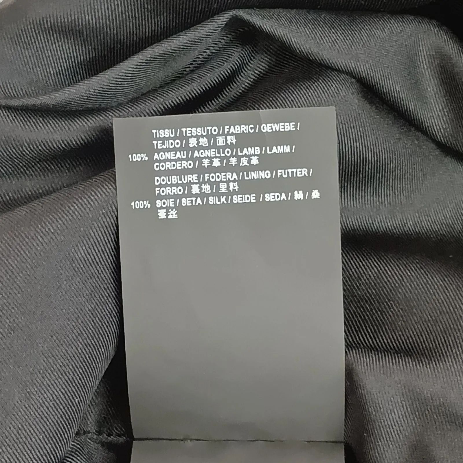 Saint Laurent]サンローラン 無地 レザーショートパンツ F38 