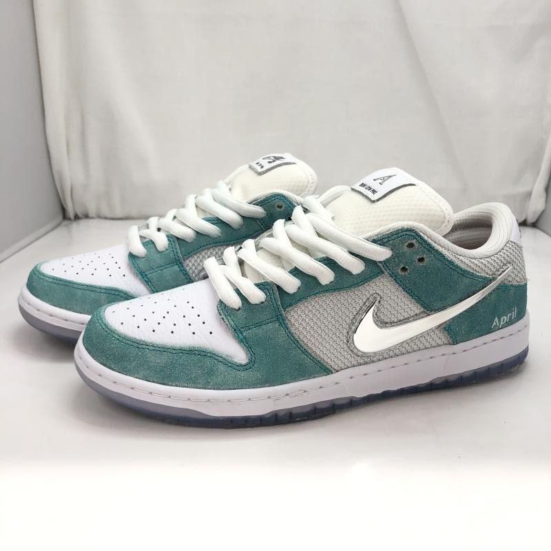 NIKE SB DUNK × APRIL SKATEBOARDS Low Pro QS White and Multi-Color サイズ28.0cm FD2562-400 91