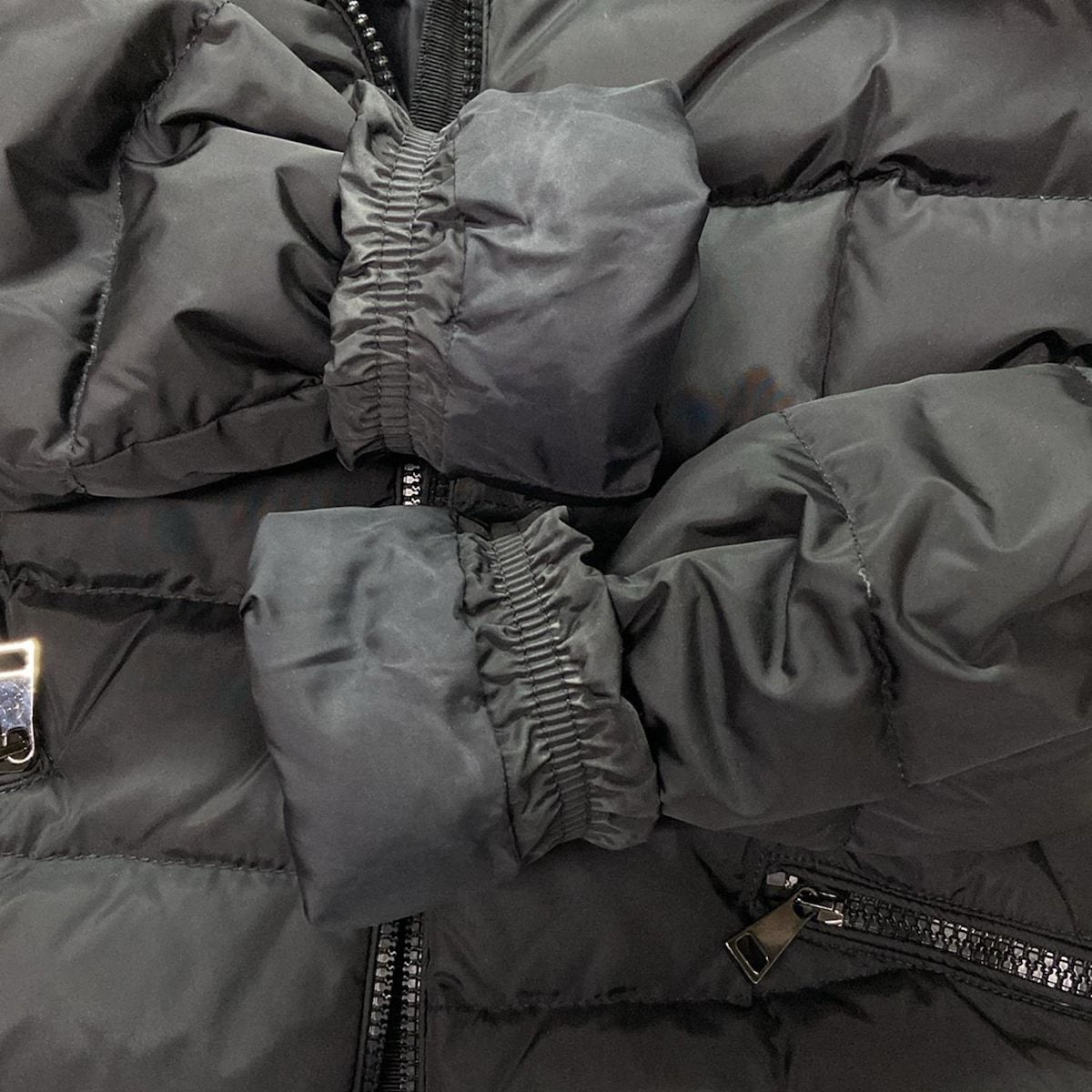 モンクレール フラメッテ 黒 サイズ0 MONCLERフラメッテのサイズ感をご