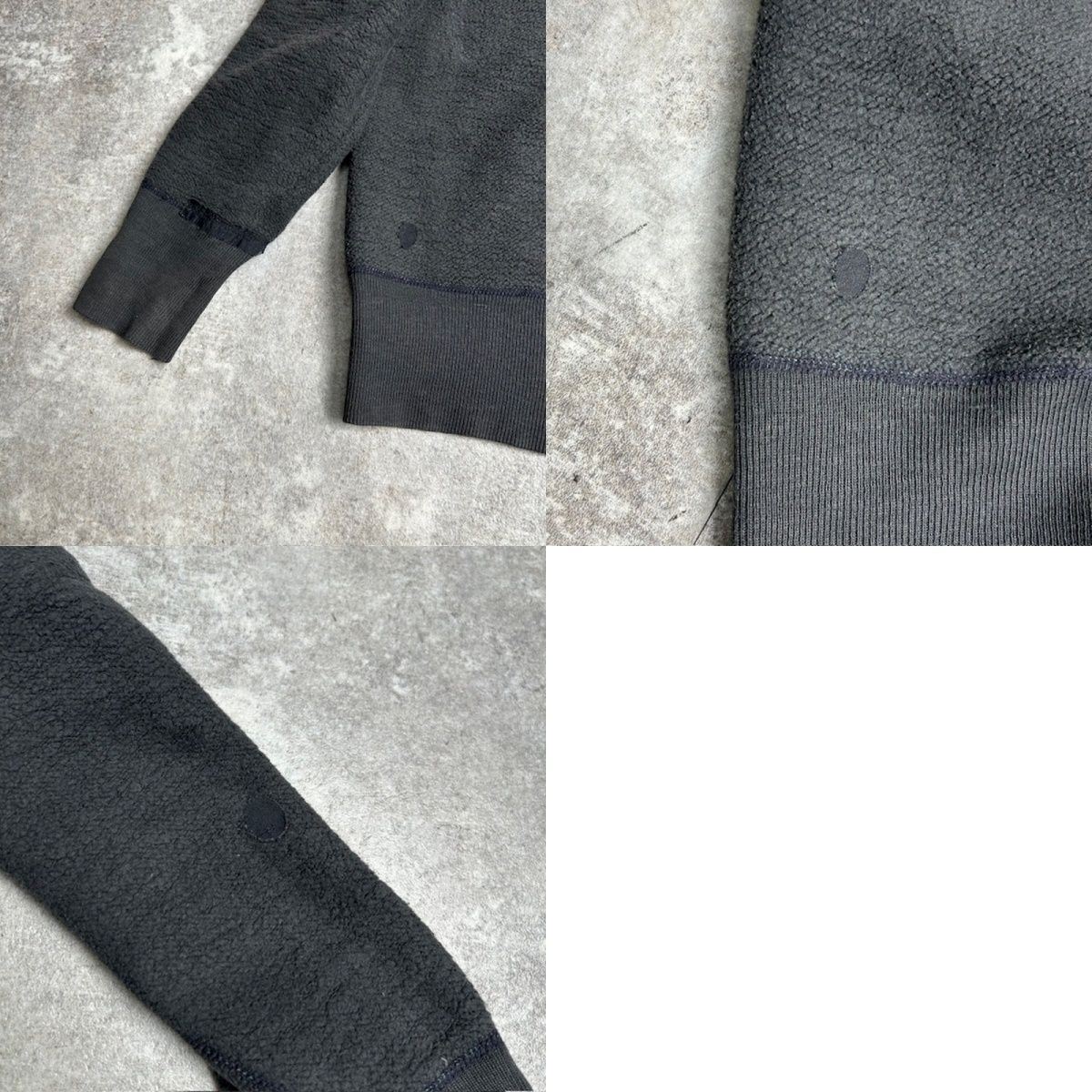 50's 60's HANES WIND SHIELD 墨黒 ラグランスウェット 38-40 M