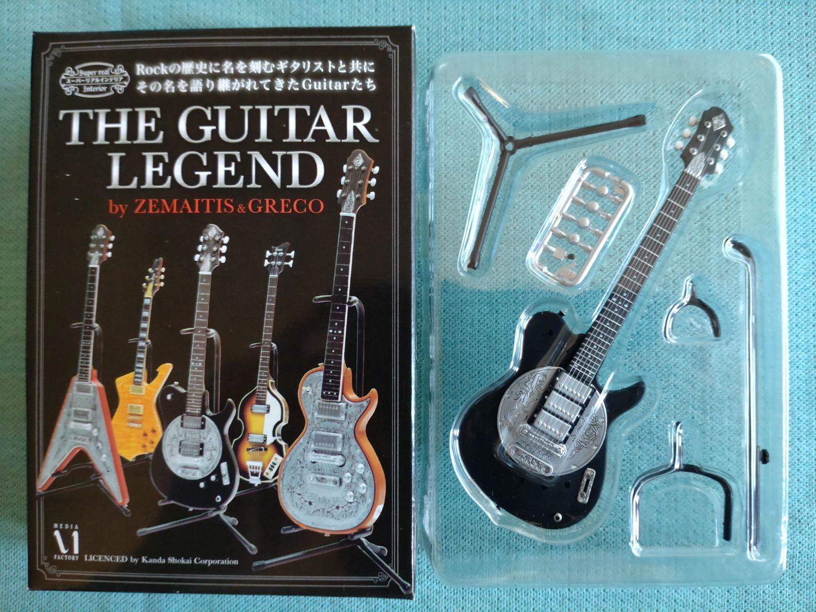 ZEMAITIS ディスクフロント S24DT MM ～THE GUITAR LEGEND by Zemaitis ＆ Greco～ 1/8スケール  公式ギターフィギュア ☆ゼマイティスギターコレクション ★布袋寅泰 ★ロンウッド ☆ギターフィギュア