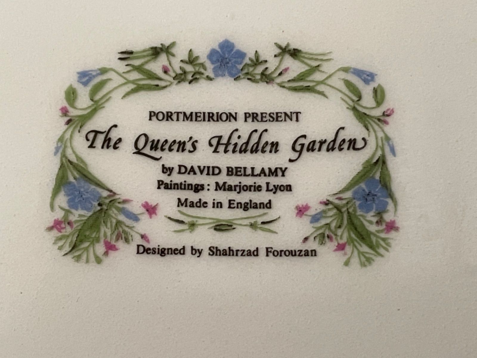 PORTMEIRION PRESENT Queen's Hidden 'Gardens by DAVID BELLAMY