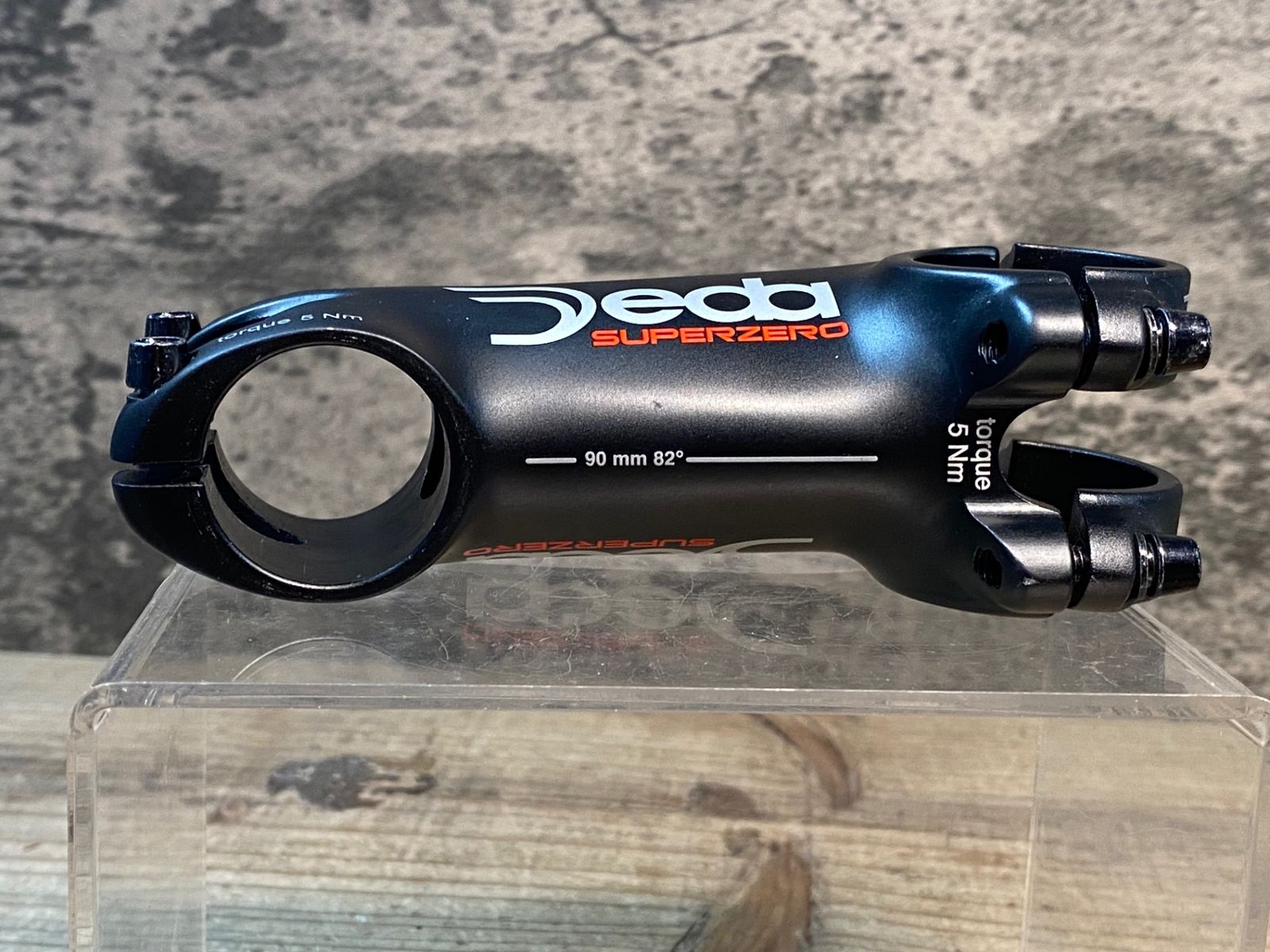 JG421 デダ Deda SUPERZERO アルミ ステム 黒 90mm Φ31.7 OS 82