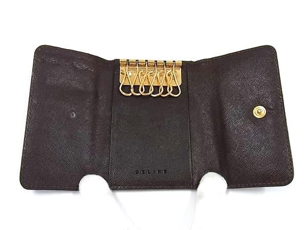 CELINE セリーヌ マカダム 6連キーケース CELINE セリーヌ マカダム柄
