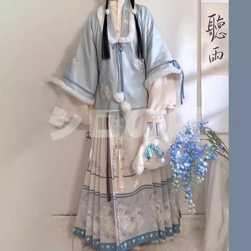 HF-167 豪華刺繍 漢服 かんふく 古風衣装 レトロ風 中華ロリータ コスプレ ワンピース 唐装 仙女服 中華風 美しい刺繍