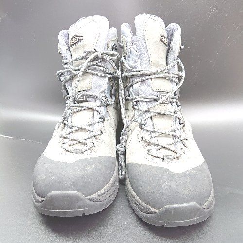 □ ⊇ KEEN キーン ブランドロゴ入り ミドル丈 安全靴 サイズ28