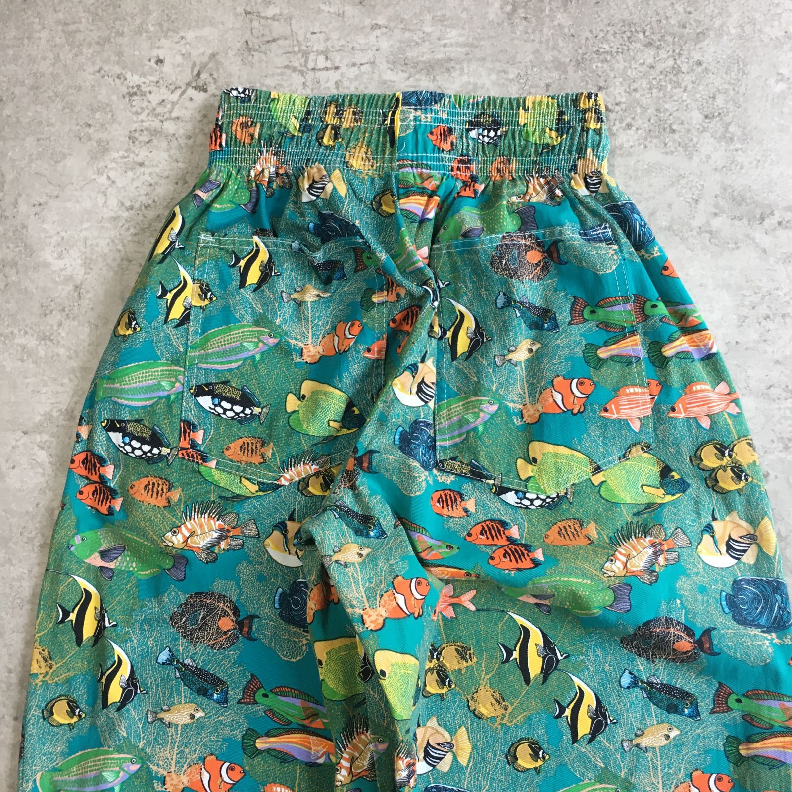 パンツ FISH AMBIDEX Store △〇トロピカルワッシャー ハイウエスト