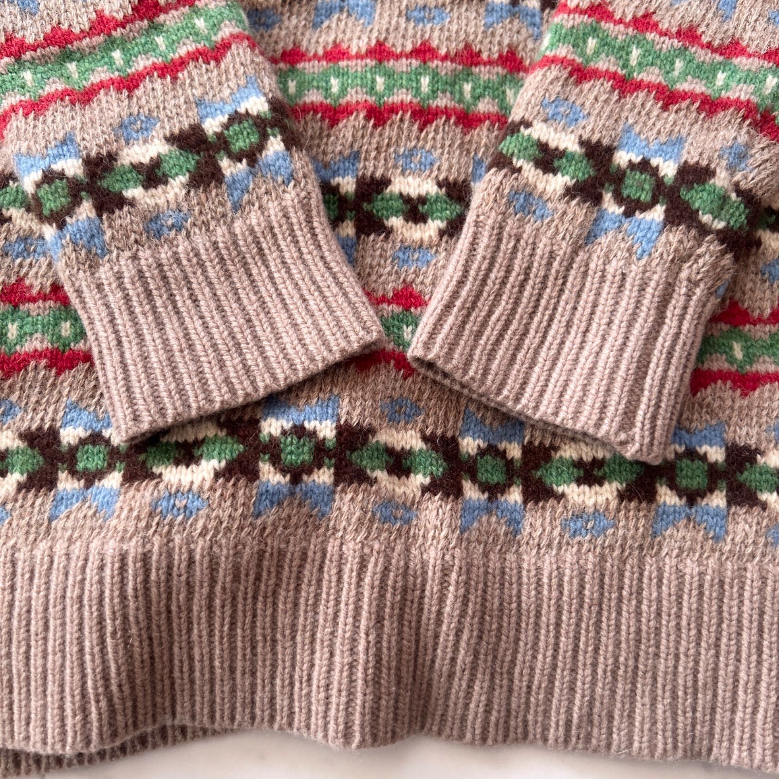 ラルフローレン ウール カシミヤ ニット カーディガン Mサイズ フェア