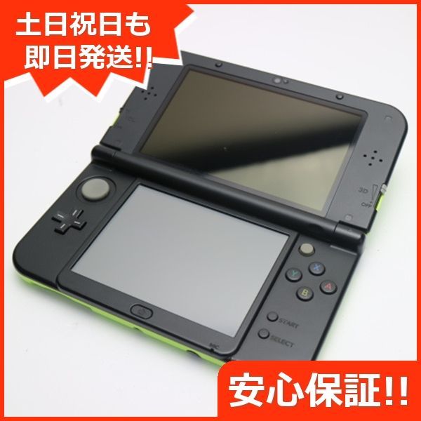 良品中古 Newニンテンドー3DS LL ライム×ブラック 即日発送 game 