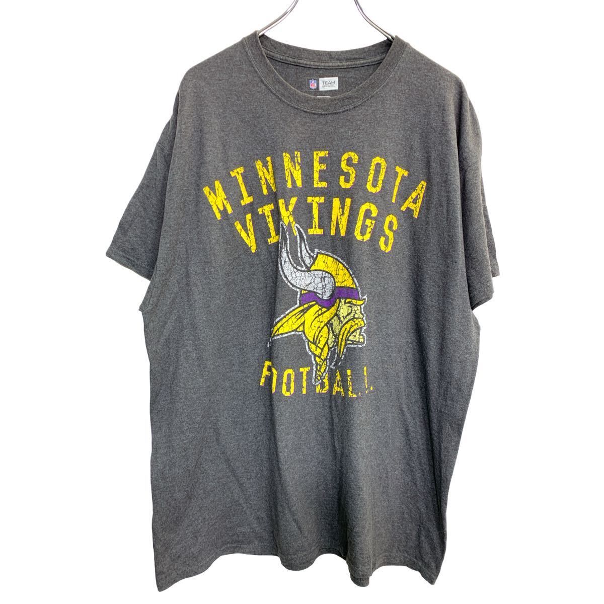 NFL 半袖 プリント Tシャツ XLサイズエヌエフエル グレー 古着卸 アメリカ仕入 t2407-3844