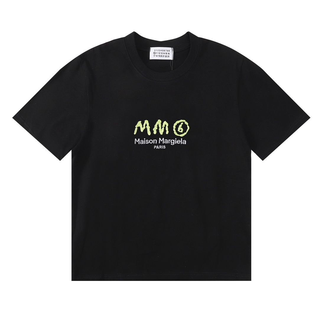 MM6 Maison Margiela メゾンマルジェラ Tシャツ  大人気 メンズ レディース シンプル ロゴT トップス