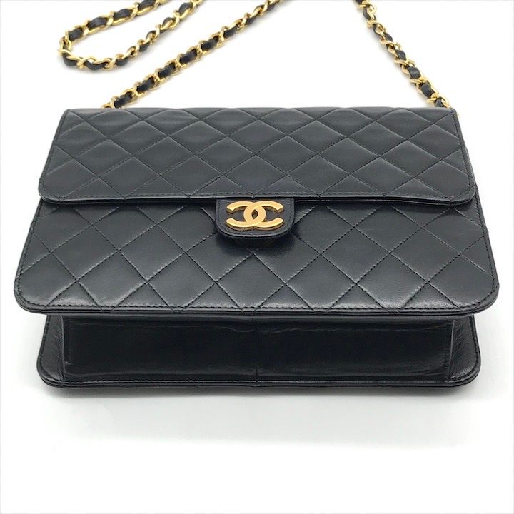 良品 CHANEL シャネル ココマーク マトラッセ プッシュロック  