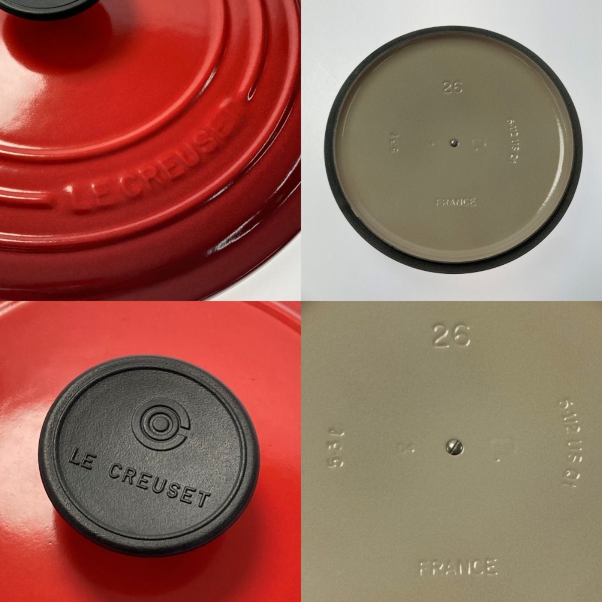 LE CREUSET ルクルーゼ ココット・ロンド 26cm 》ガス・IH対応