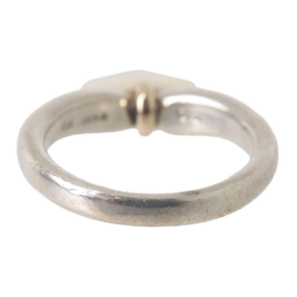 STAR JEWELRY/スタージュエリー リング K14&Sv925 ハート 8~9号 4.5g