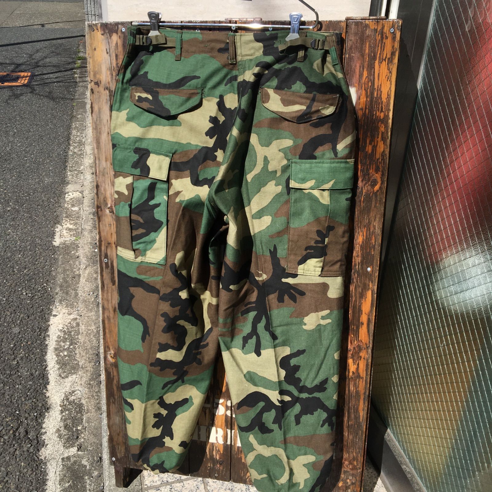 【DEADSTOCK】【US ARMY】80's Vintage 米軍実物 M-65 ウッドランドカモ フィールドカーゴパンツ ミリタリーパンツ US-M-S