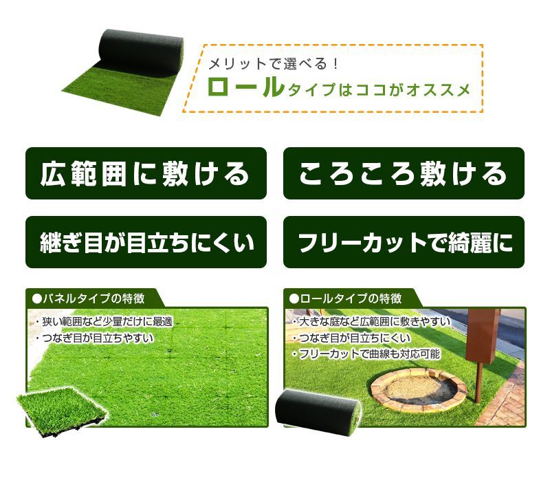 ロールタイプ人工芝