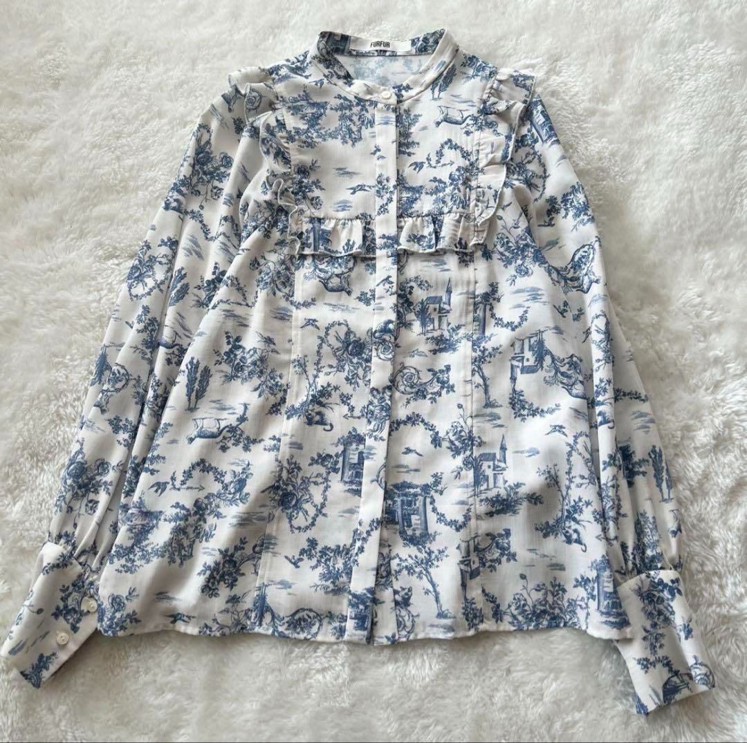 【新品・未使用】FUR FURトワルドジュイブラウス fur fur - 新品 タグ付き ファーファー FURFUR トワルドジュイ