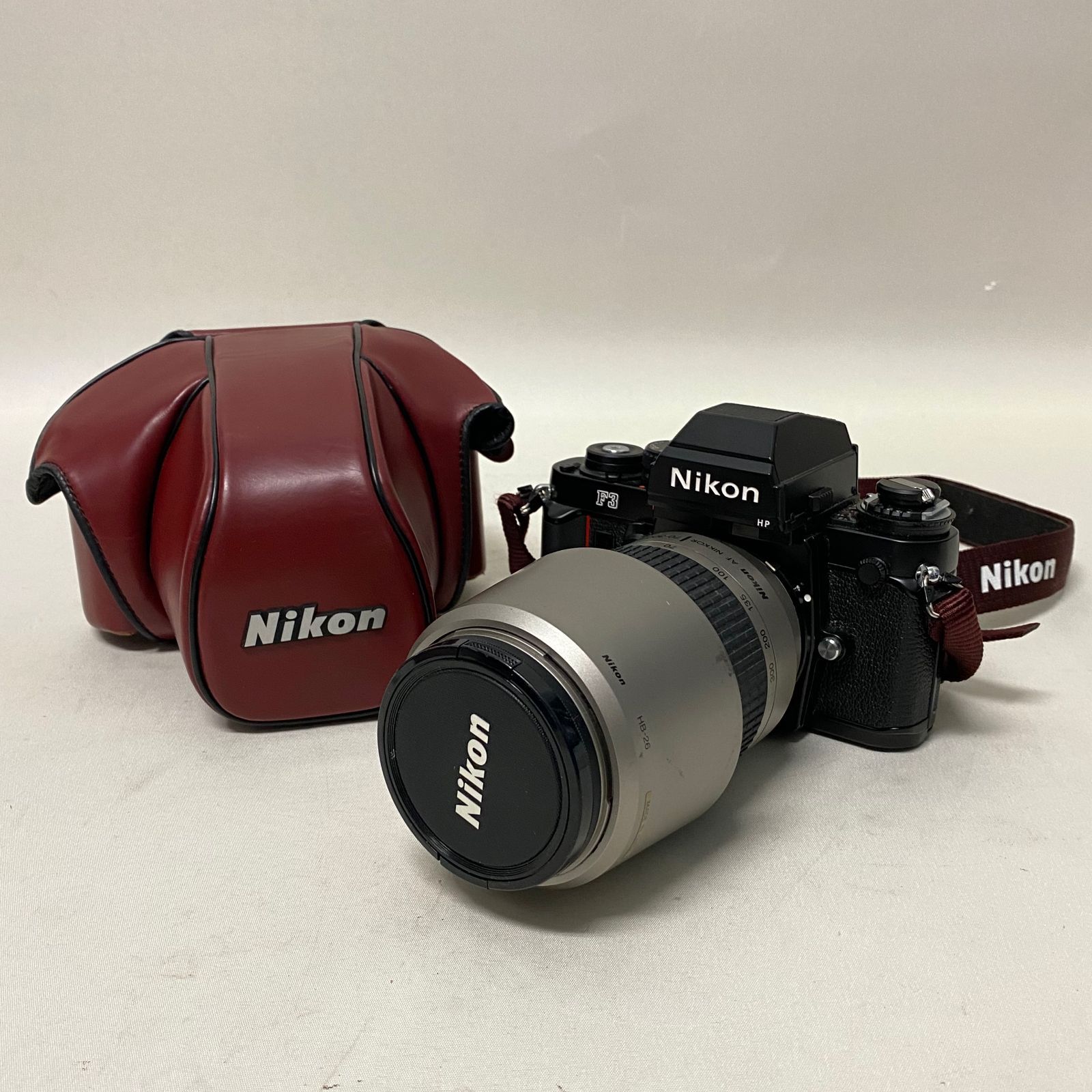 浜館64-485】 Nikon F3 フィルムカメラ レンズ セット ケース 浜館64-485】 Nikon F3 フィルムカメラ レンズ セット ケース