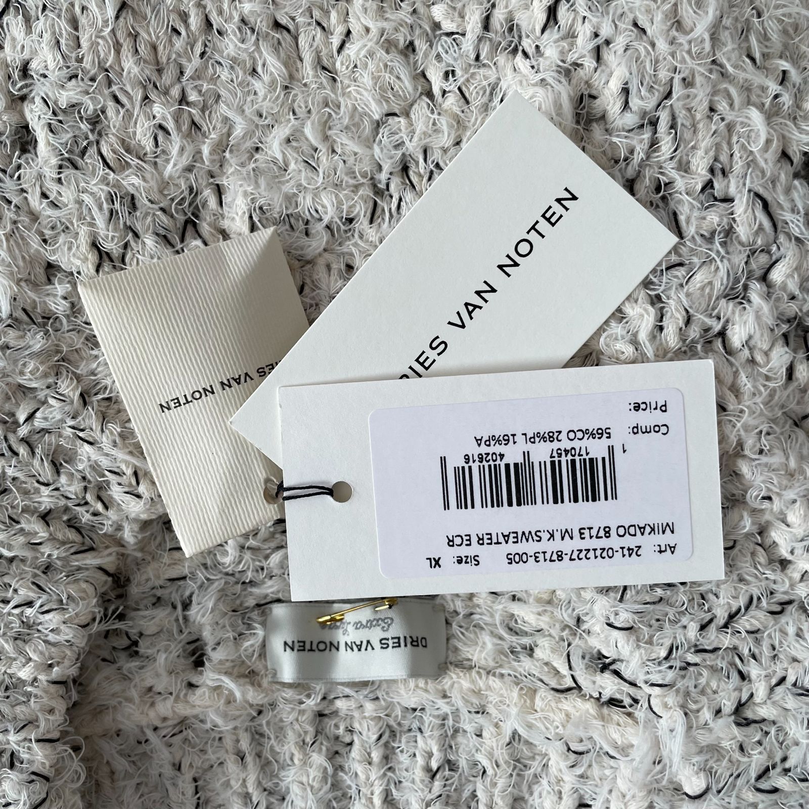 新品/定価12.5万円】Dries Van Noten（ドリス ヴァン ノッテン