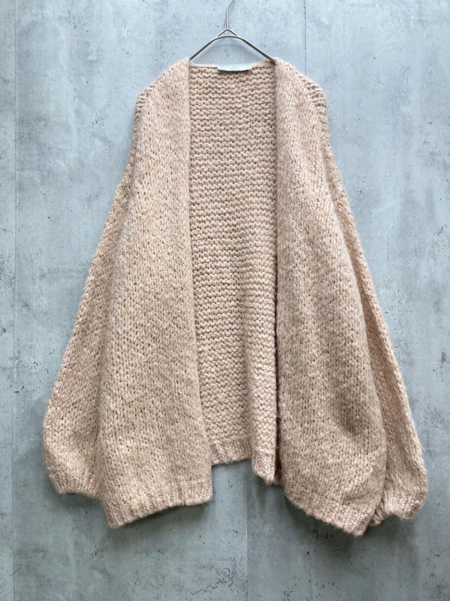 TRICOTS JEAN MARC トリコットジーンマルク ローゲージ ニット カーディガン ピンク ◆ ◎レディース