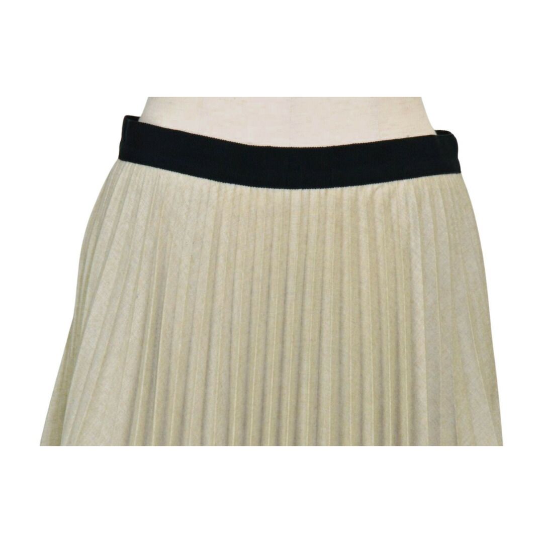 マーガレットハウエル MARGARET HOWELL スカート アコーディオンプリーツ LIGHT FLANNE 2サイズ ベージュ レディース F-L8441 SIROKUMA-CORPORATION_COM
