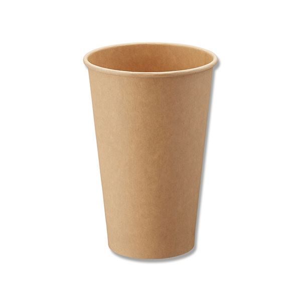 シモジマHEIKO 紙コップ ペーパーカップ アイス ホット兼用 16オンス 510ml 未晒 口径90mm 0045359971セット 1000個 25個×40パック