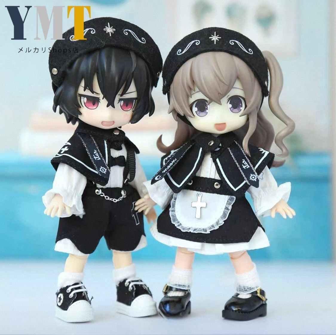 オビツ11 ドール服 占星術師風セット バンダナ+ケープ+セットアップ4点